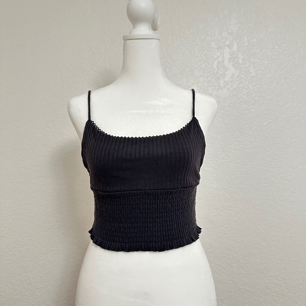 Cotton On‎ Black Camisole Crop Tank Top Womens Size Medium New